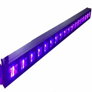 BARRA DE LUZ NEGRA LED NEÓN CON GABINETE